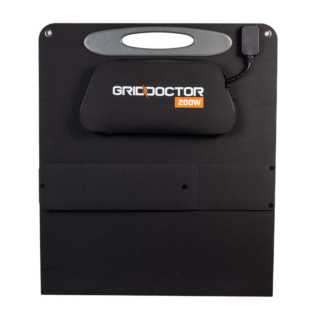 NEW Grid Doctor 3300 Solar Generator System Now with built-in EMP Protection! (Waterproof 200W Panel Included FREE) - Image 11