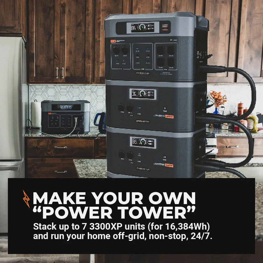 NEW Grid Doctor 3300 Solar Generator System Now with built-in EMP Protection! (Waterproof 200W Panel Included FREE) - Image 27