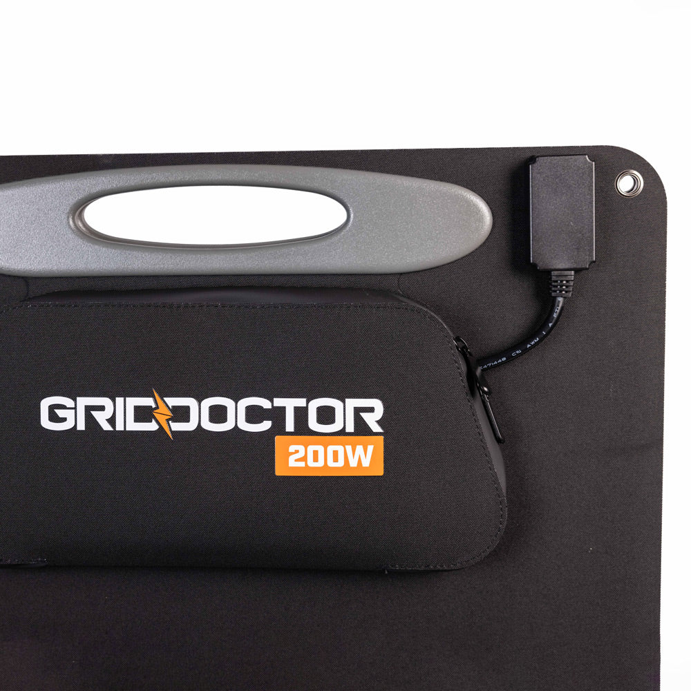 NEW Grid Doctor 3300 Solar Generator System Now with built-in EMP Protection! (Waterproof 200W Panel Included FREE) - Image 9