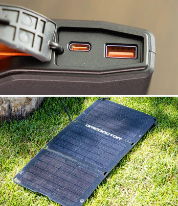65W Power Bank w/ 15W Solar Panel by Grid Doctor - Image 5