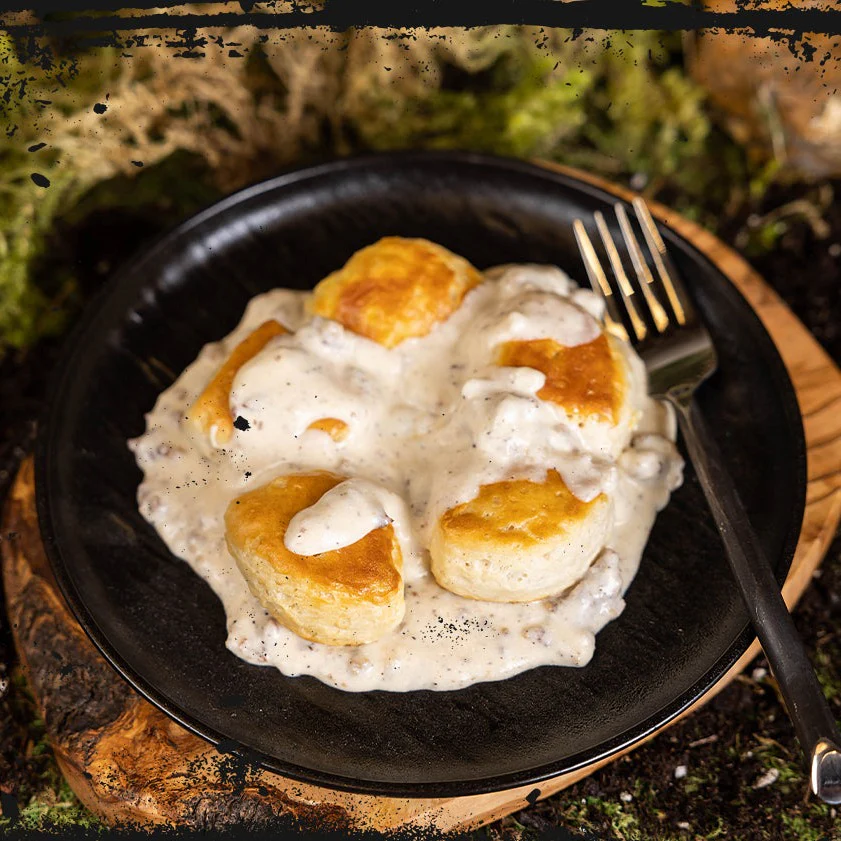 Biscuits & Gravy Pouch by Beyond Outdoor Meals (710 calories, 2 servings) - Image 3