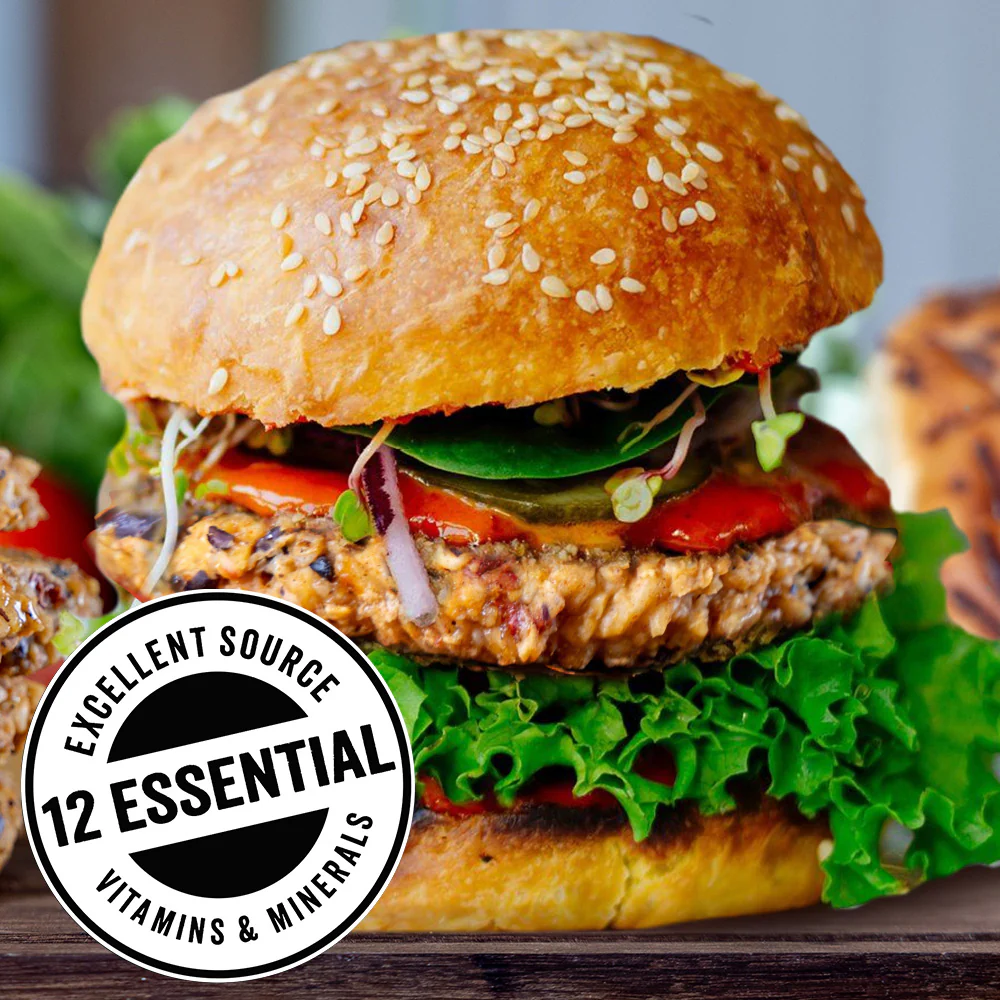 Black Bean Burger #10 Can (6-Pack) by Ready Hour - Image 5