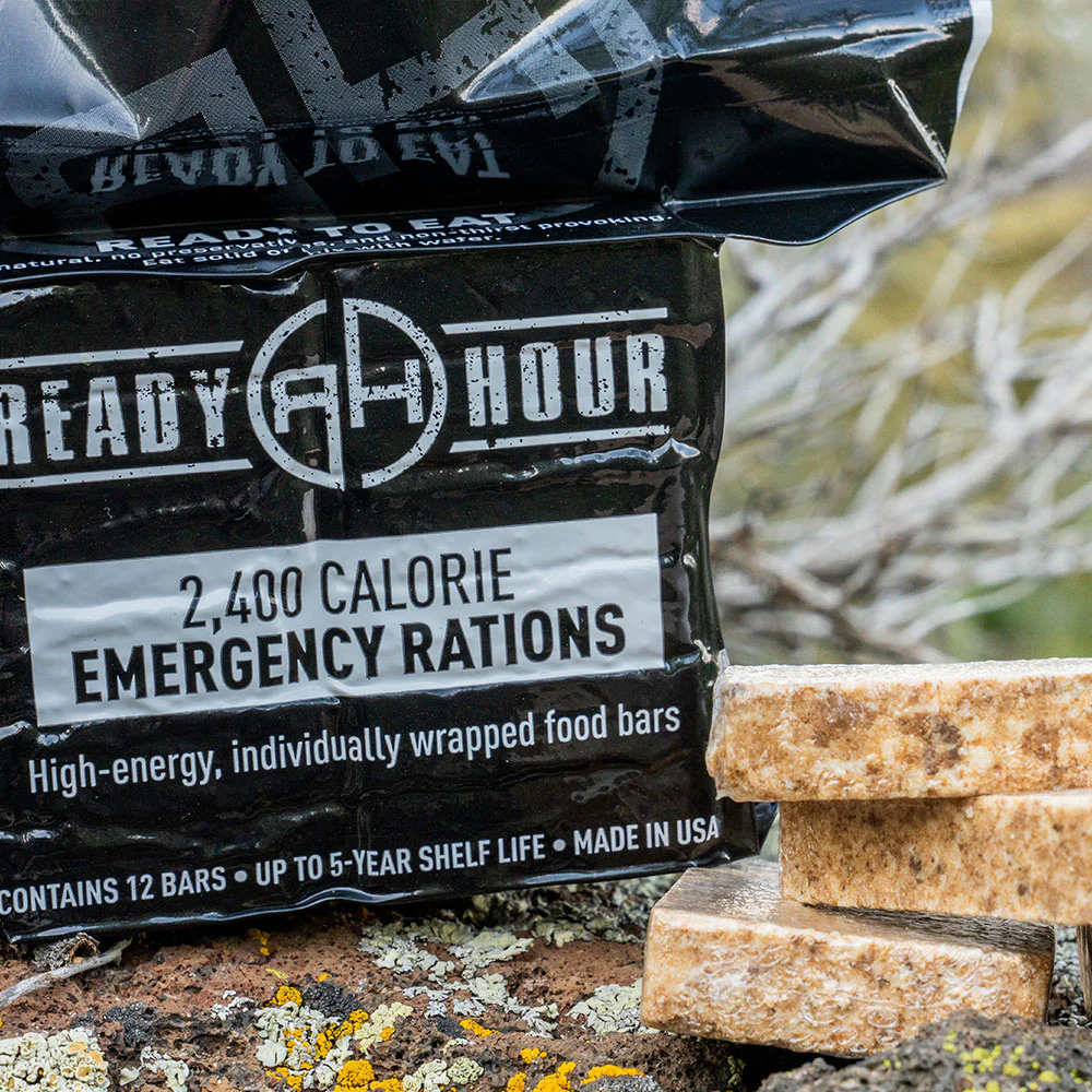 Ready Hour Case Pack:  On-The-Go Emergency Food Ration Bars 2400 Calories (30-Pack) - Image 10