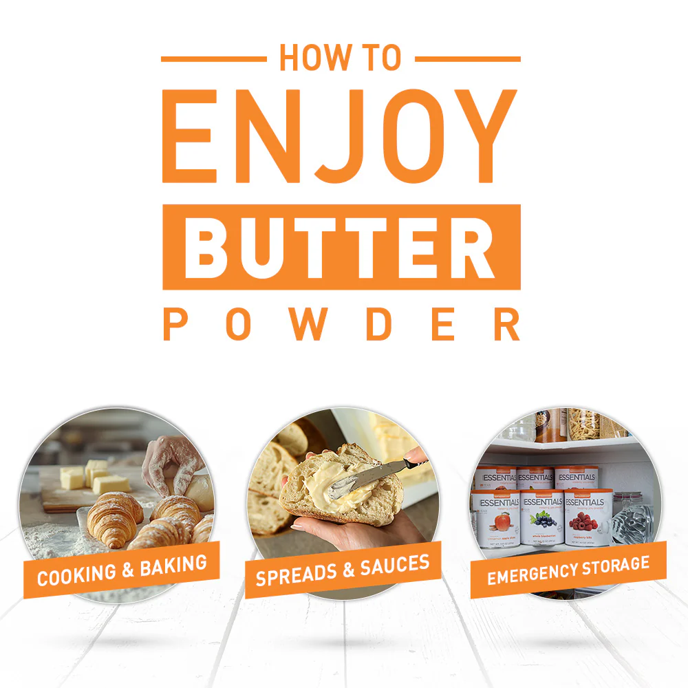 Emergency Essentials® Butter Powder Large #10 Can - Image 3