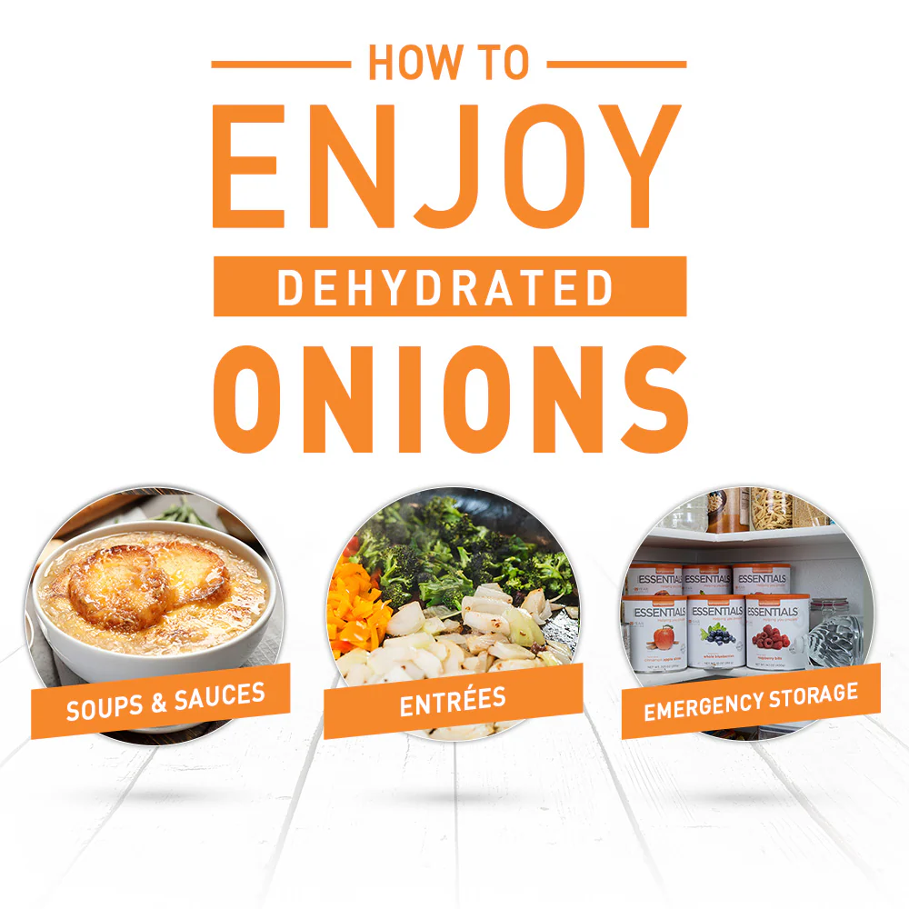 Emergency Essentials® Dehydrated Chopped Onions Large #10 Can - Image 3