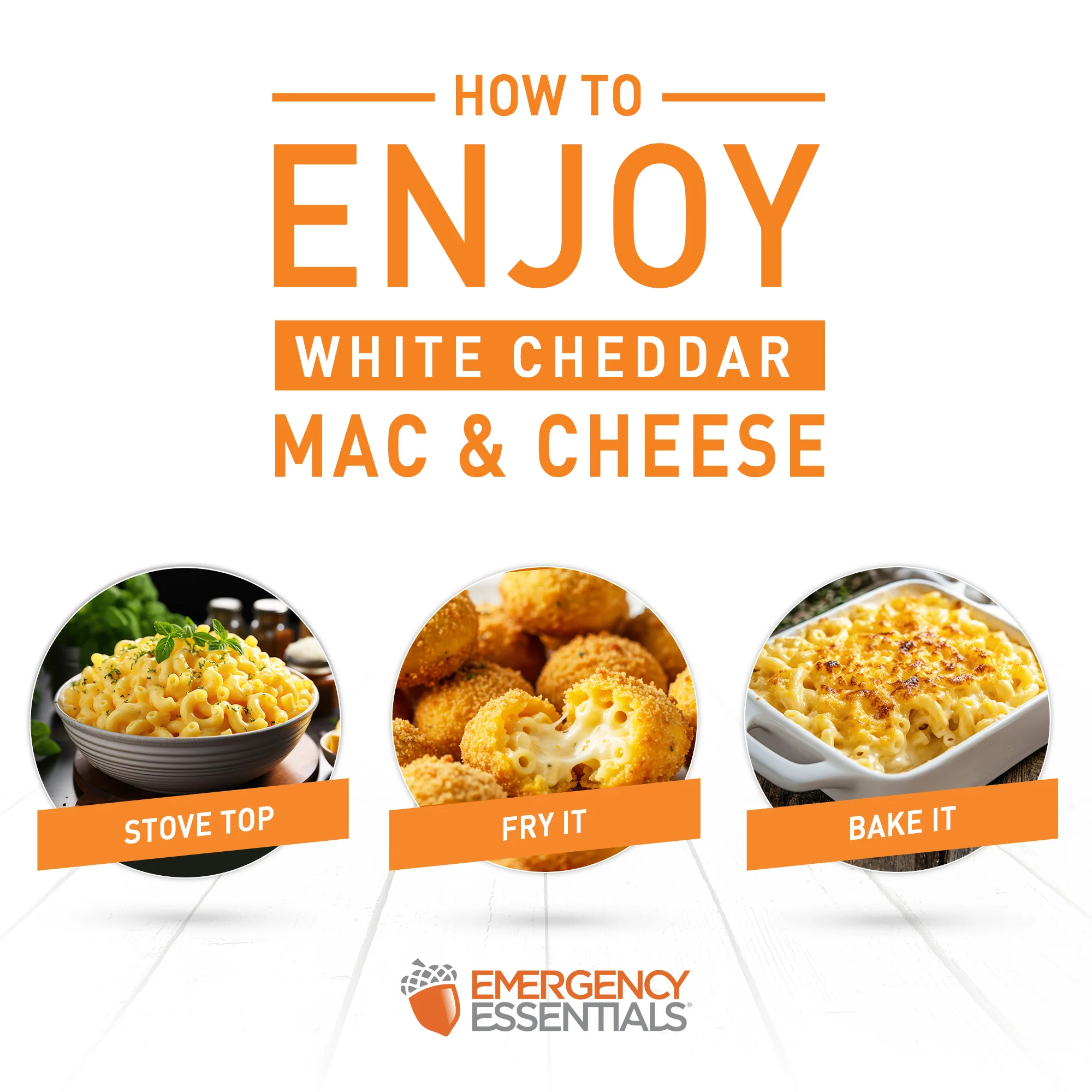 Emergency Essentials® White Cheddar Mac & Cheese Large #10 Can - Image 3