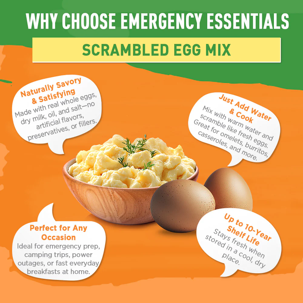 Emergency Essentials® Scrambled Egg Mix Large #10 Can - Image 4