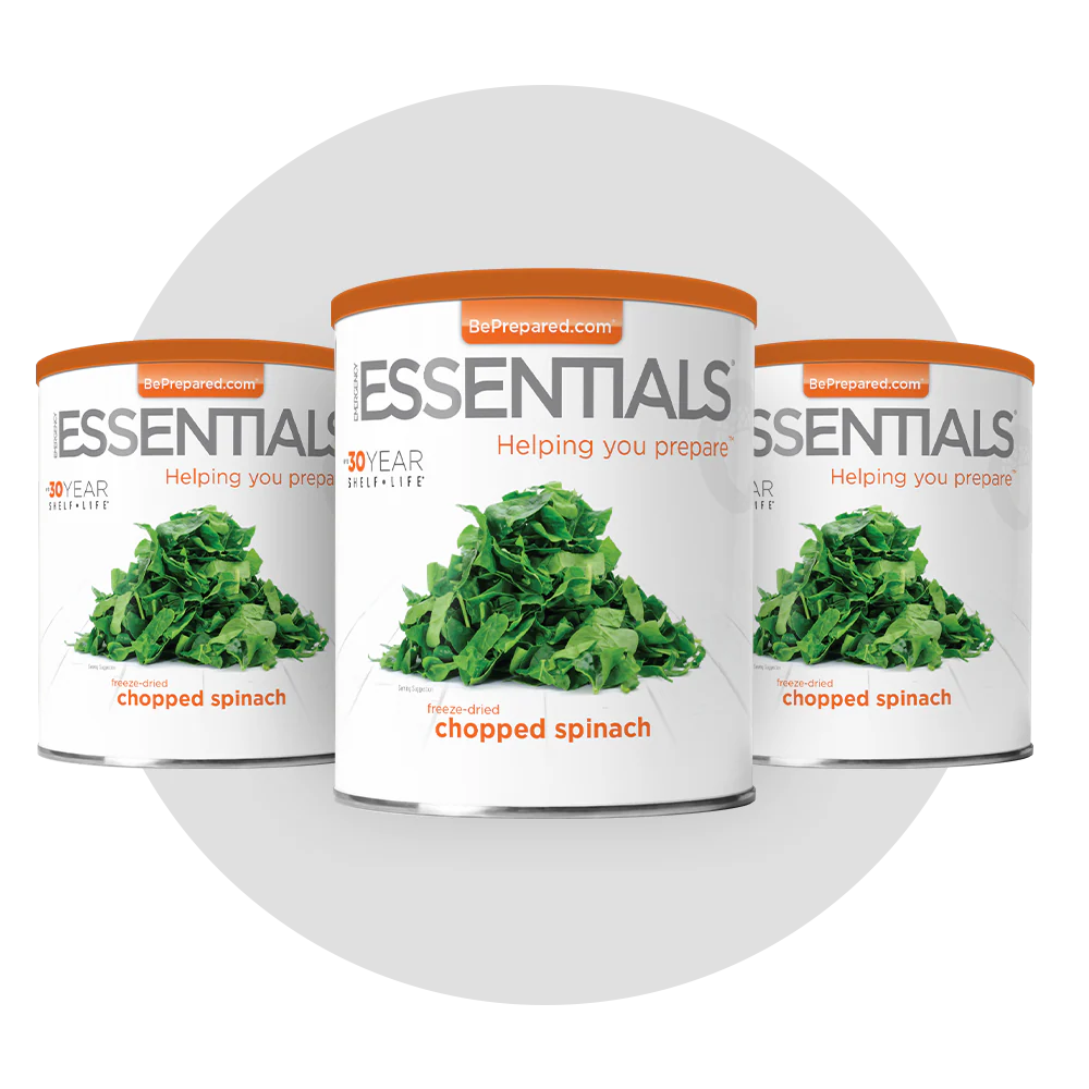Emergency Essentials® Freeze-Dried Chopped Spinach Large #10 Can - Image 10