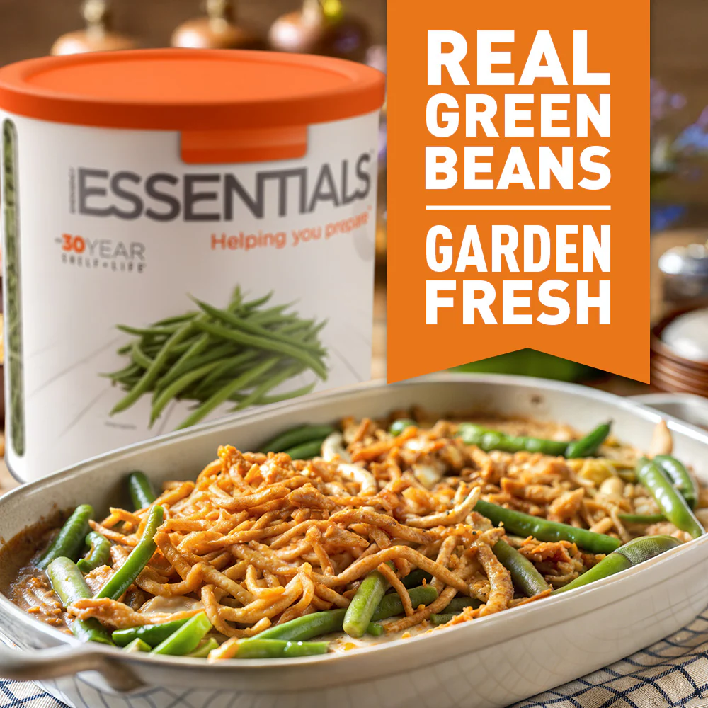 Emergency Essentials® Freeze-Dried Green Beans Large #10 Can - Image 4