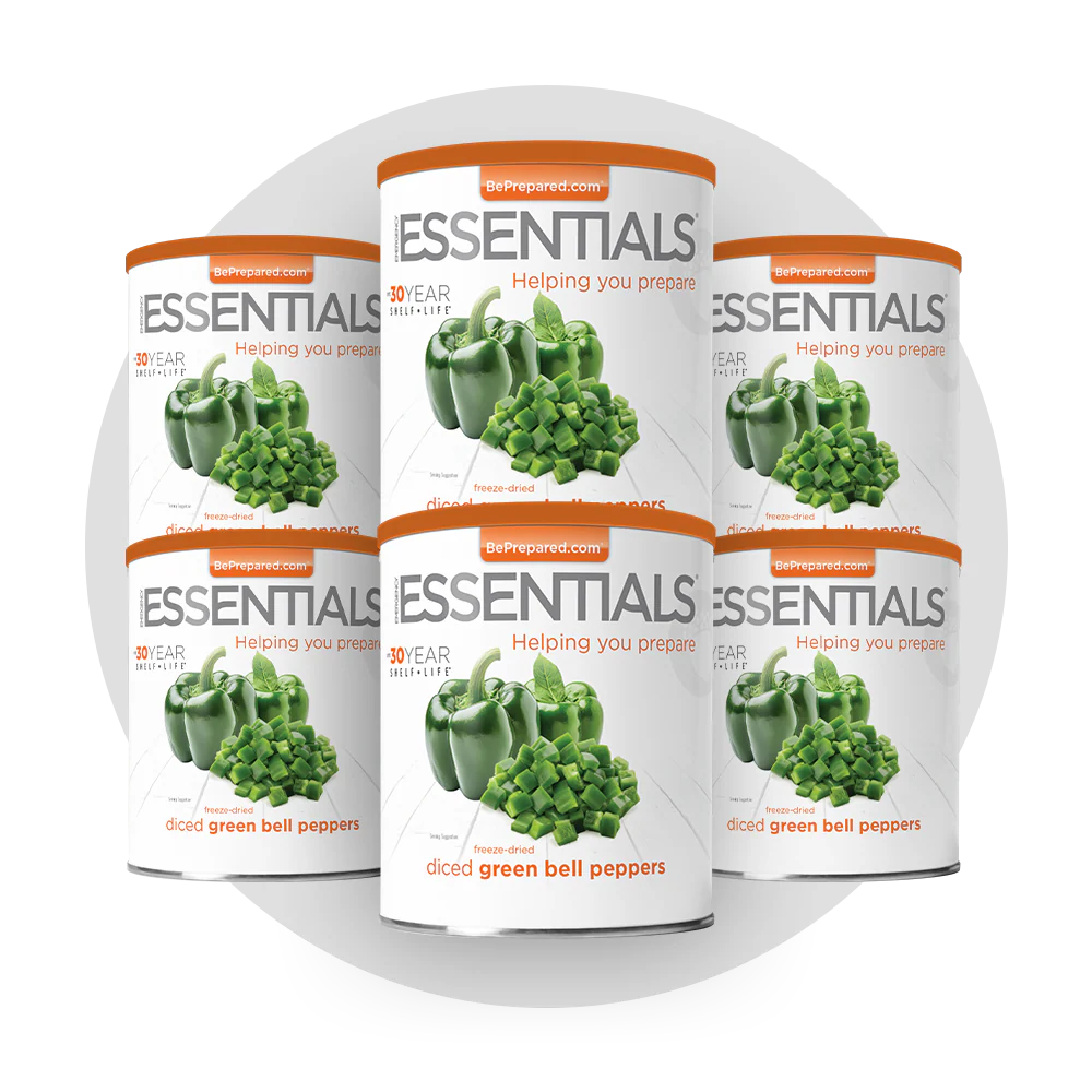Emergency Essentials® Freeze-Dried Green Bell Pepper Dices Large Can - Image 11