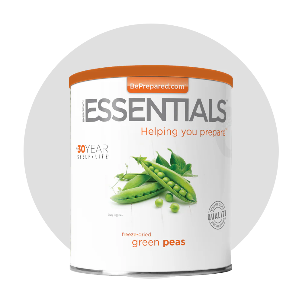 Emergency Essentials® Freeze-Dried Green Peas Large #10 Can - Image 9