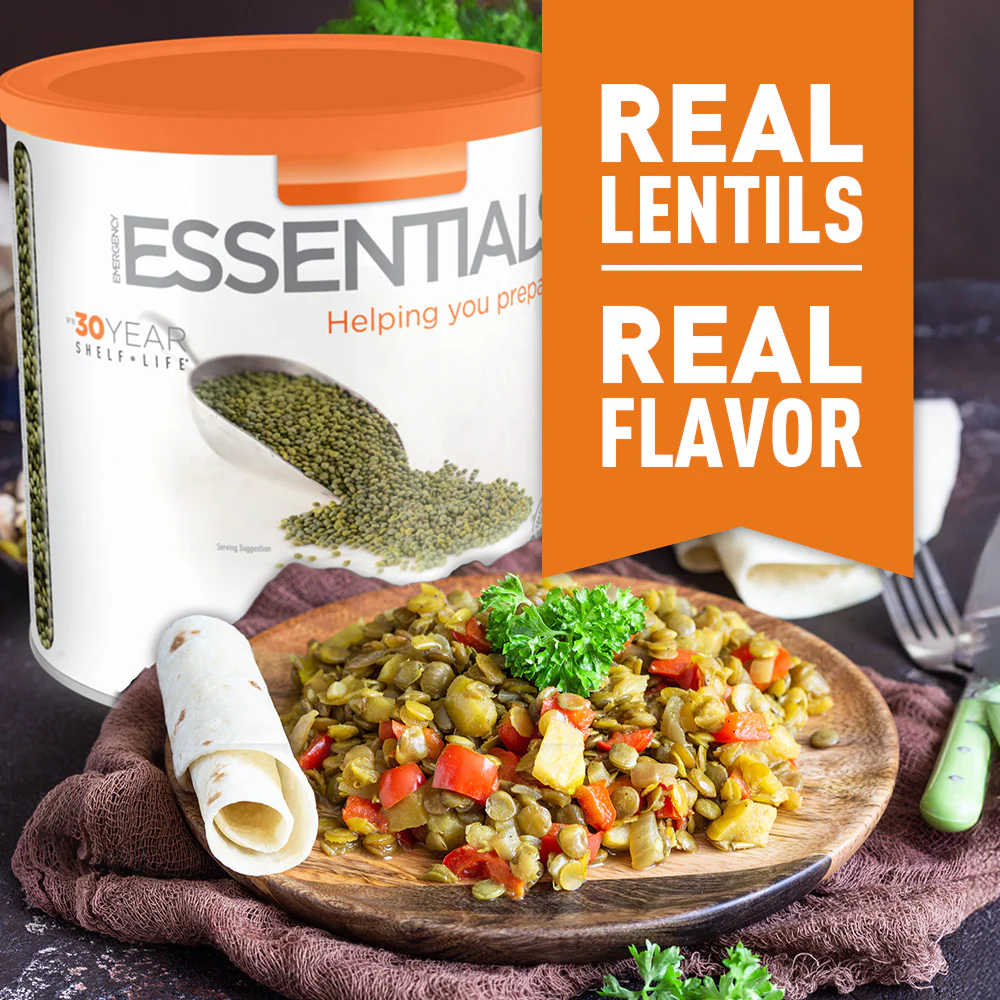 Emergency Essentials® Lentils Large #10 Can - Image 4
