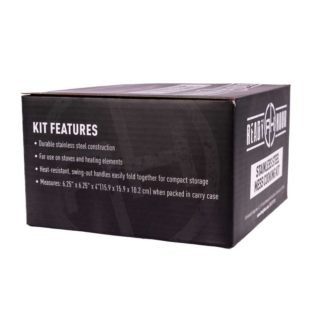 Ready Hour Stainless Steel Mess Cooking Kit (5-piece) - Image 9