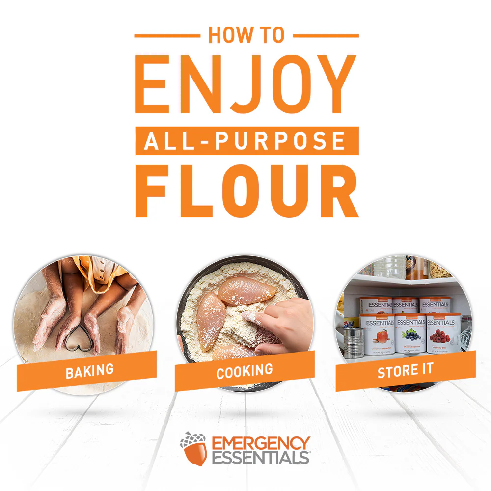 Emergency Essentials® White Flour Large #10 Can - Image 3