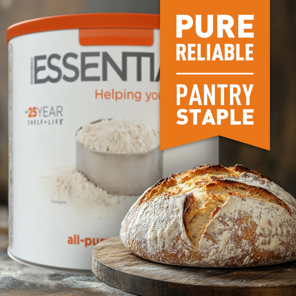 Emergency Essentials® White Flour Large #10 Can - Image 4