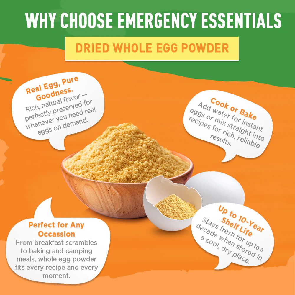 Emergency Essentials® Whole Egg Powder Large #10 Can - Image 5